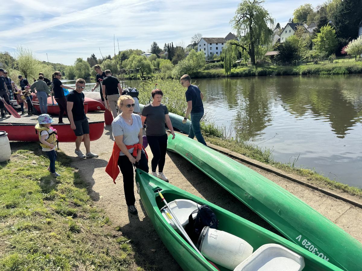 Gute Laune auf der Lahn