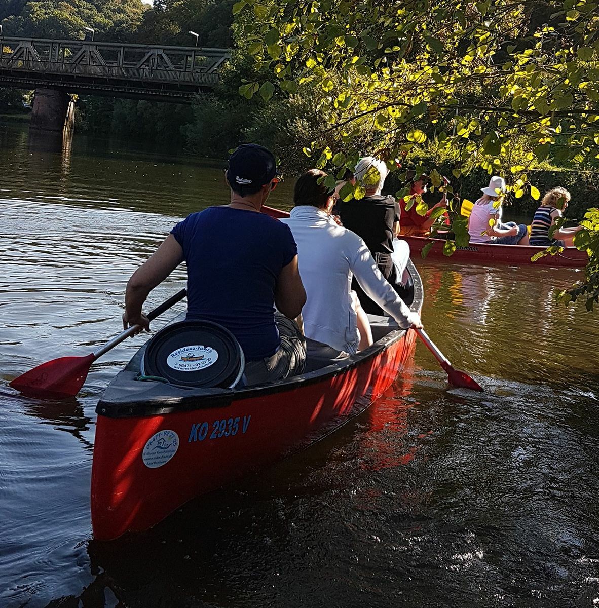 Paddeln auf der Lahn ab Weilburg